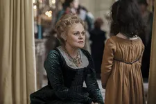 Madame Fichini (Muriel Robin) with Sophie: "I think that this mother is the one that Sophie most resembles."